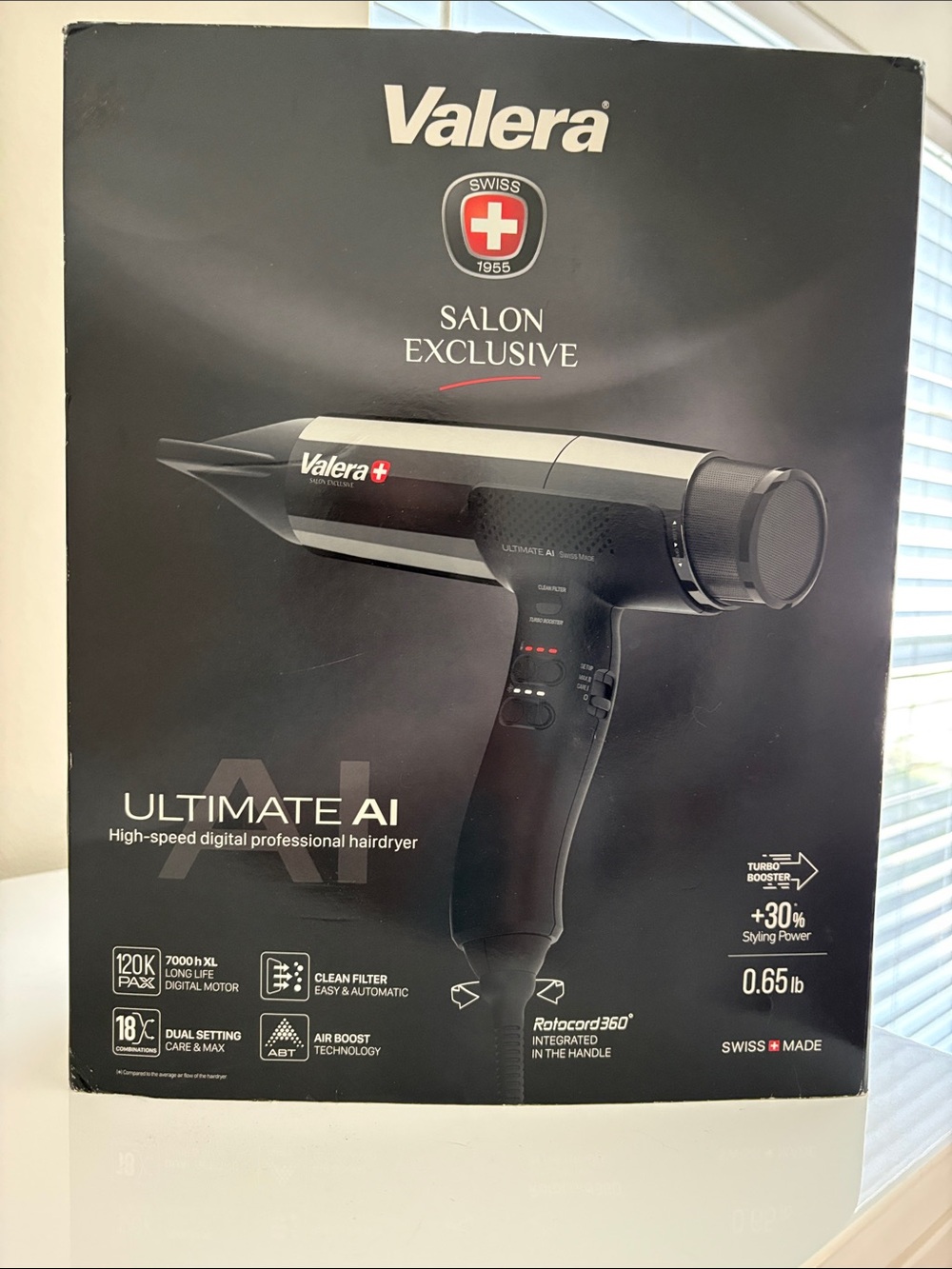 VALERA Ultimate AI Professional Hairdryer - Black